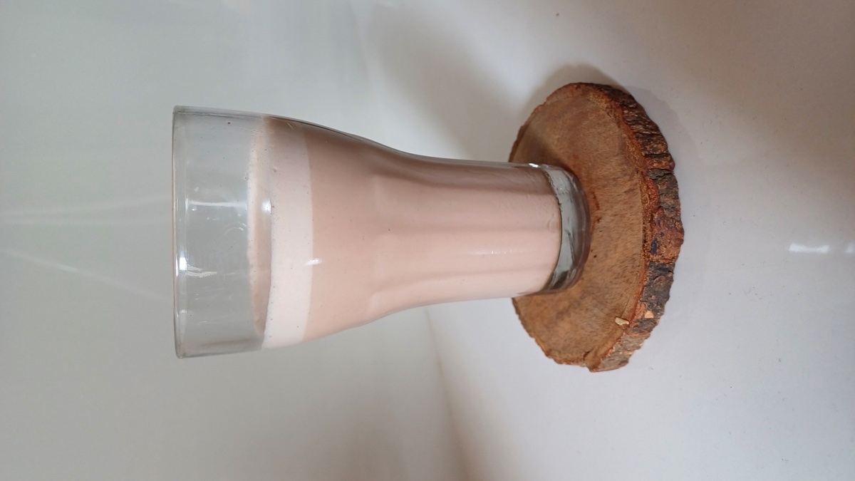 Drinking Sattu Chocolate
